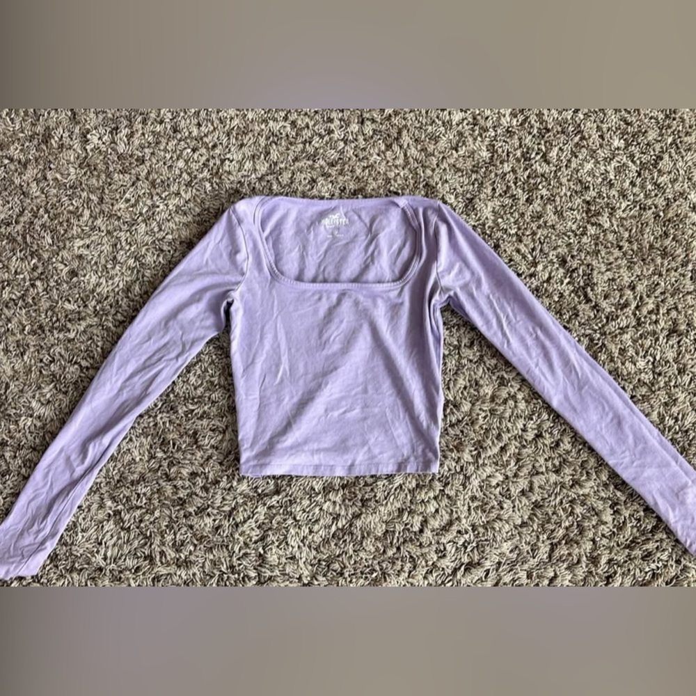 Lavender Long Sleeve Hollister Top